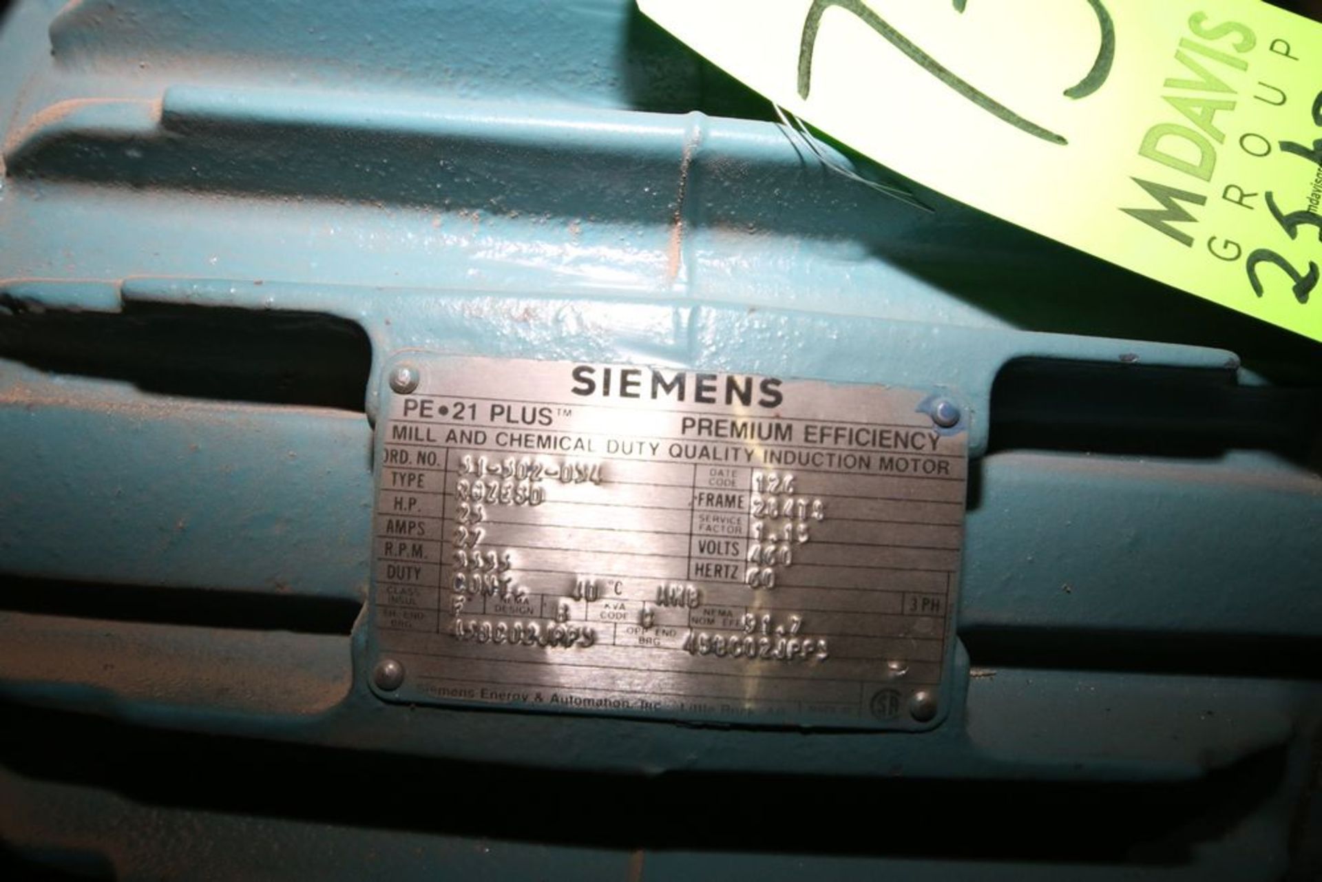 Goulds 25 hp Water Pump, M/N 3196, S/N 788C458, 200 GPM, Size = 2 x 3-8, with Siemens 3535 RPM - Image 4 of 5