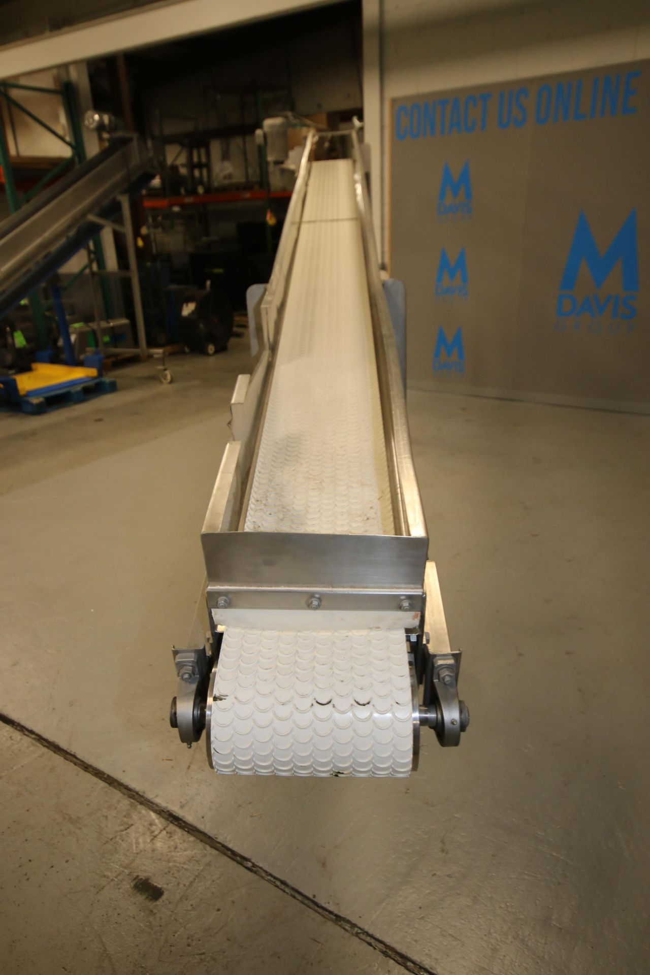 S/S Incline Conveyor, with Aprox. 11" W Rubber Belt, with Sterling 1 hp S/S Clad Motor, Overall - Image 7 of 10