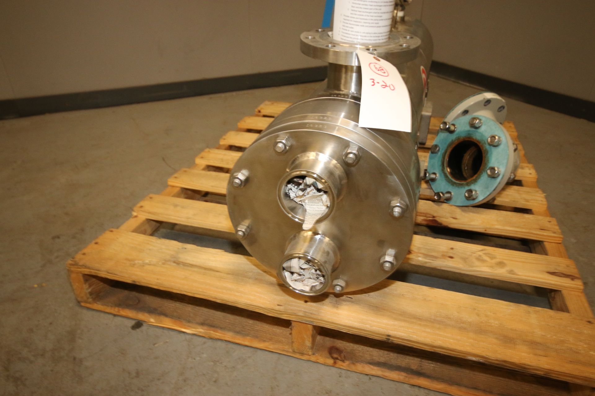 2013 Enerquip S/S Shell & Tube Heat Exchanger, S/N 16323, Tag. No.: T3421-HEX2, MAWP Shell Side: 150 - Image 3 of 8