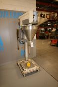 All - Fill Portable Auger Filler / Depositor, Model B, SN 21417, with 20" S/S Fill Funnel, 2"