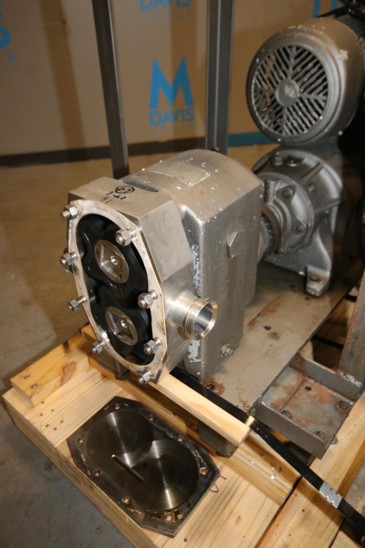 APV Crepaco 5 hp Positive Displacement Pump, Size: R4R, S/N E-4936, with Aprox. 2" Thread Type - Image 3 of 12