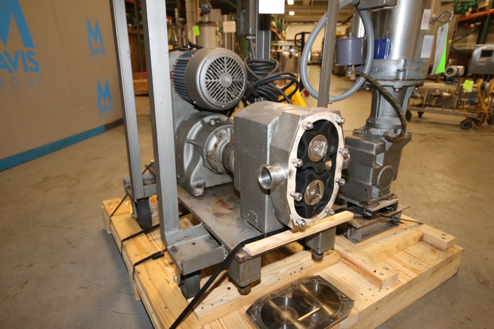 APV Crepaco 5 hp Positive Displacement Pump, Size: R4R, S/N E-4936, with Aprox. 2" Thread Type - Image 11 of 12