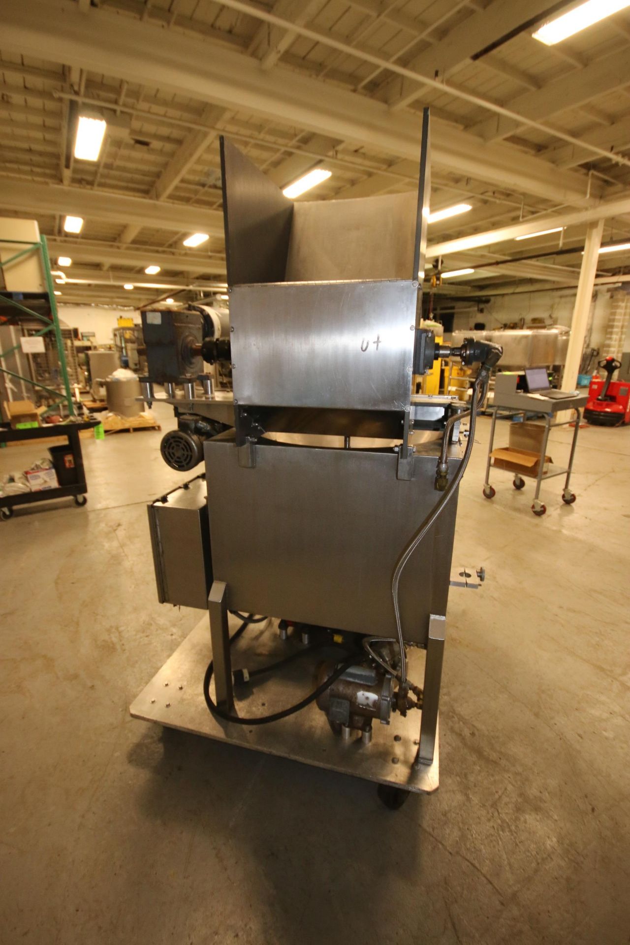 Fedco Portable S/S Butter / Kettle Mixing System, Model WS BMA, SN 170, with 29" W x 30" D" W Hinged - Image 4 of 9