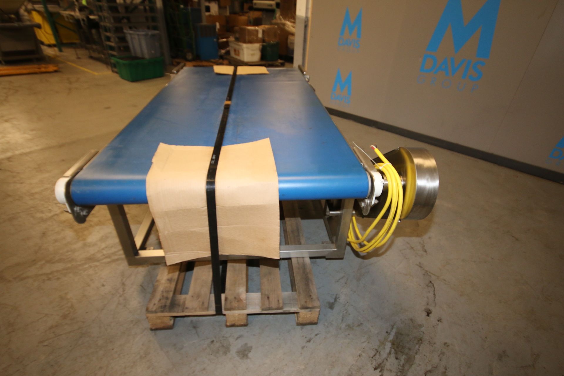 S/S Power Belt Conveyor System, with Rubber Belt, with 3/4 hp / 1750 rpm S/S Clad Drive Motor, 208 - - Image 4 of 6