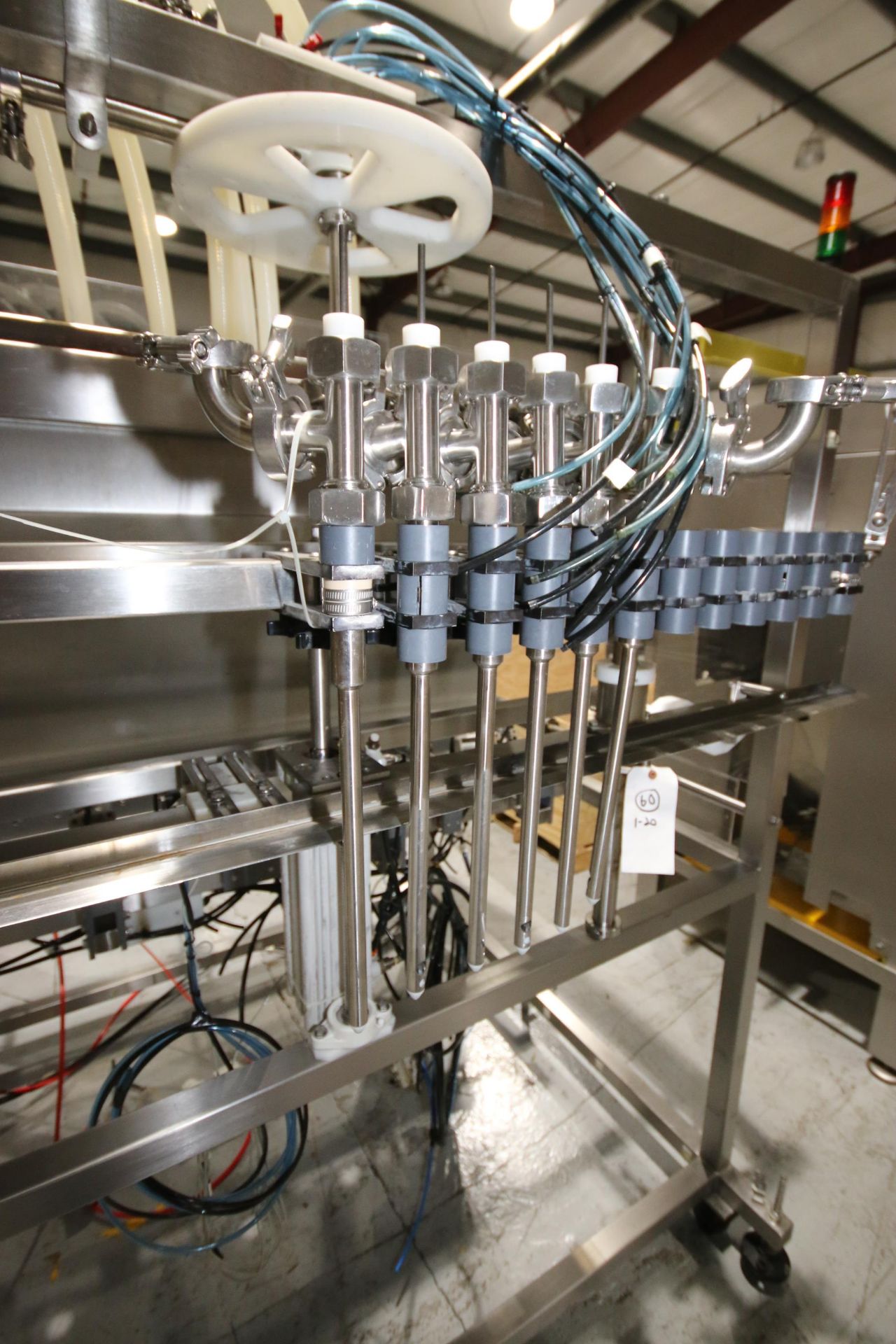 Inline Filling Systems 6-Head Piston Filler, with (6) Additional Vancant Filling Head Holsters, with - Image 4 of 13