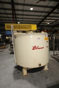 Blommer Aprox. 800 Gal. Mix Tank, S/N 1170, with (4) Blade Agitation with Bottom Scrape, with SEW
