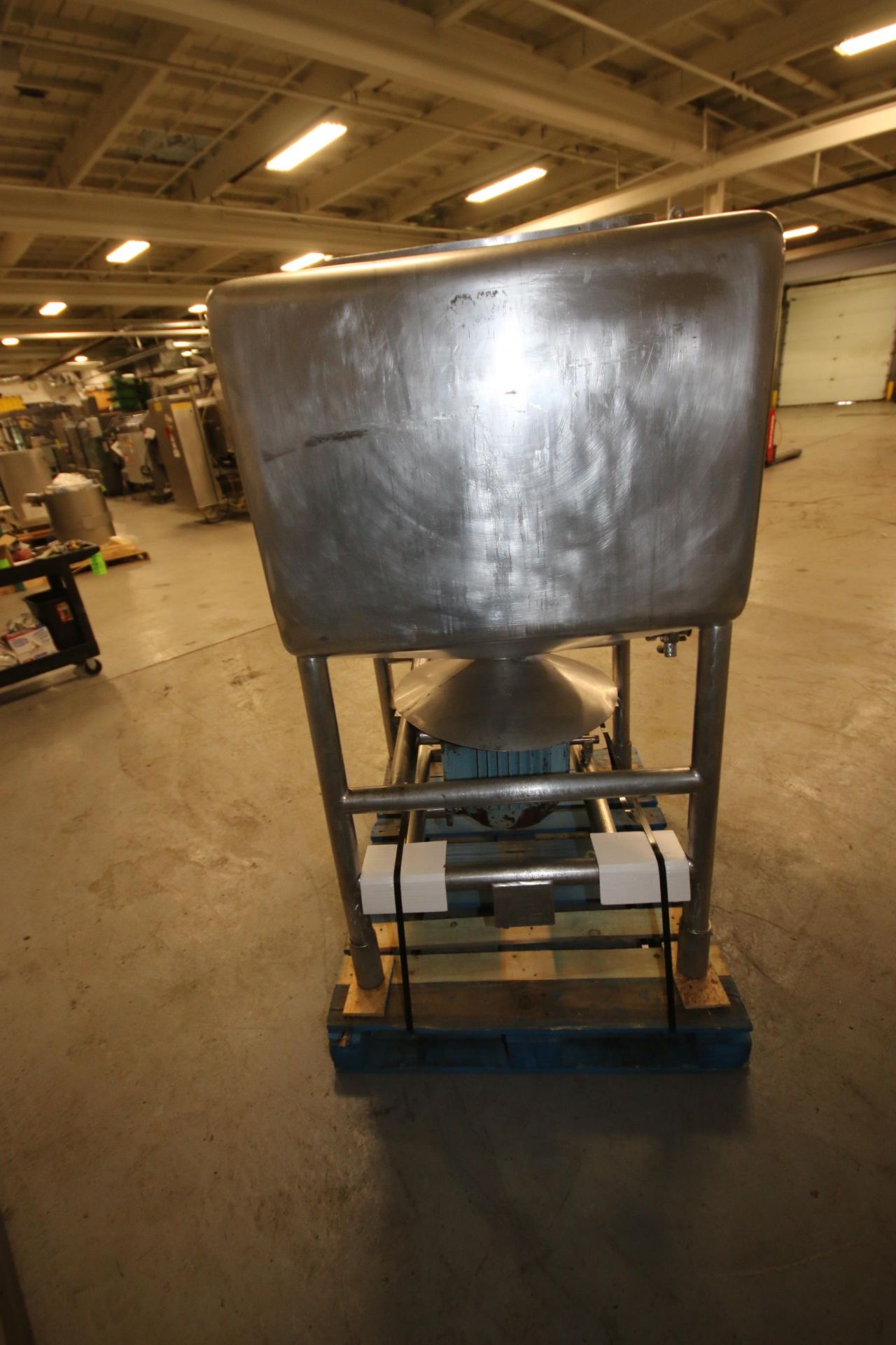 Norman Aprox. 150 Gal. S/S Liquifier / Blender, SN YS - 125 - 452, 4" & 1.5" CT Top Inlet - Image 4 of 6