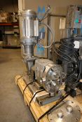 WCB 7.5 hp Positive Displacement Pump, M/N 060, S/N 455423R1 08, with 2-1/2" S/S Clamp Type Inlet/