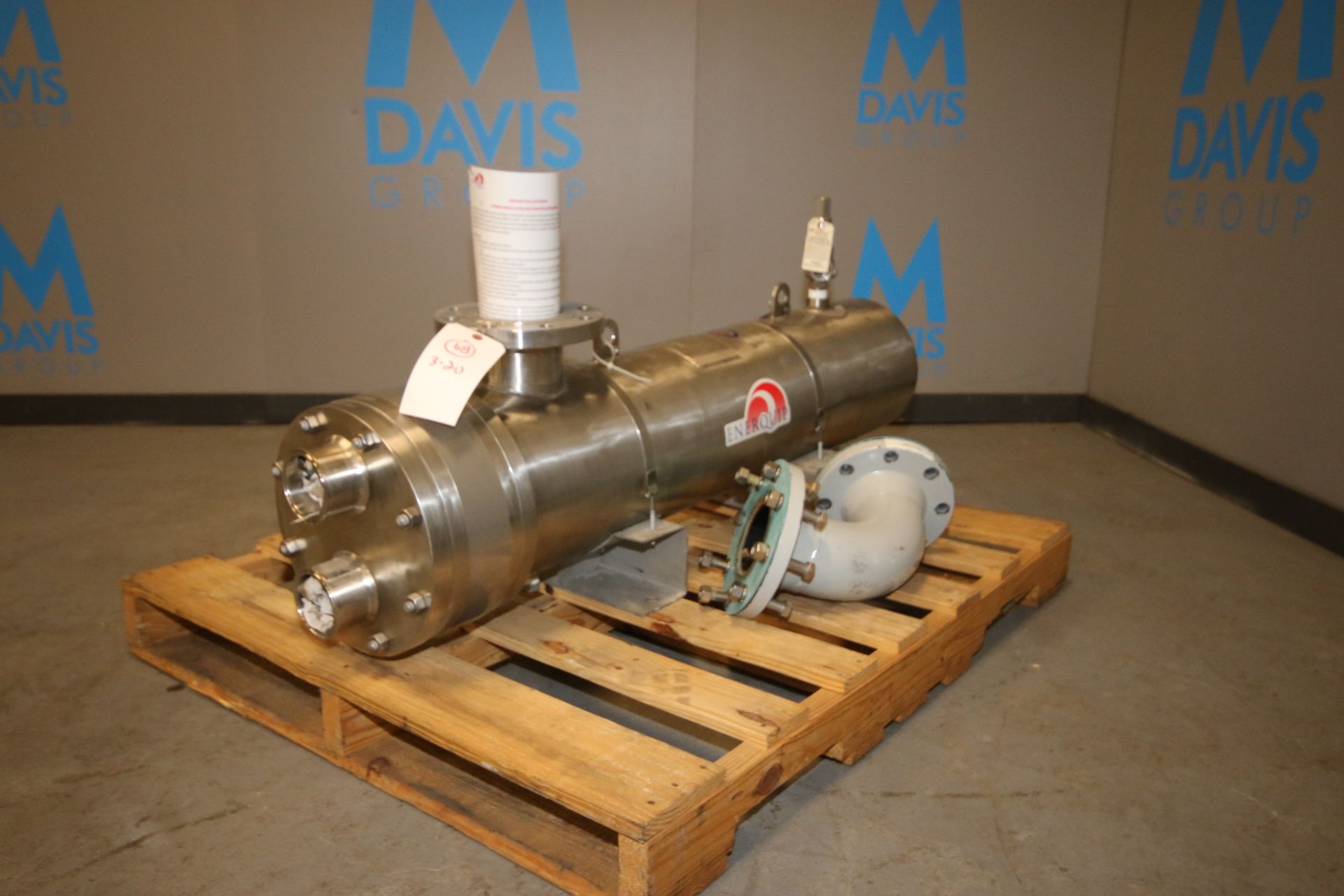 2013 Enerquip S/S Shell & Tube Heat Exchanger, S/N 16323, Tag. No.: T3421-HEX2, MAWP Shell Side: 150 - Image 2 of 8