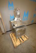 S/S Tipper Tie Machine, Mounted on S/S Table with Onboard Vacuum Pump (LOCATED AT M. DAVIS GROUP