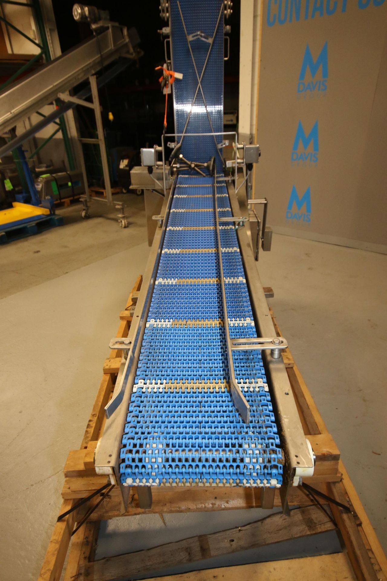 Line Source S/S Inclined Conveyor, M/N CV8016, S/N L02047, Overall Dims.: Aprox. 7 ft L x 12" W x - Image 5 of 11