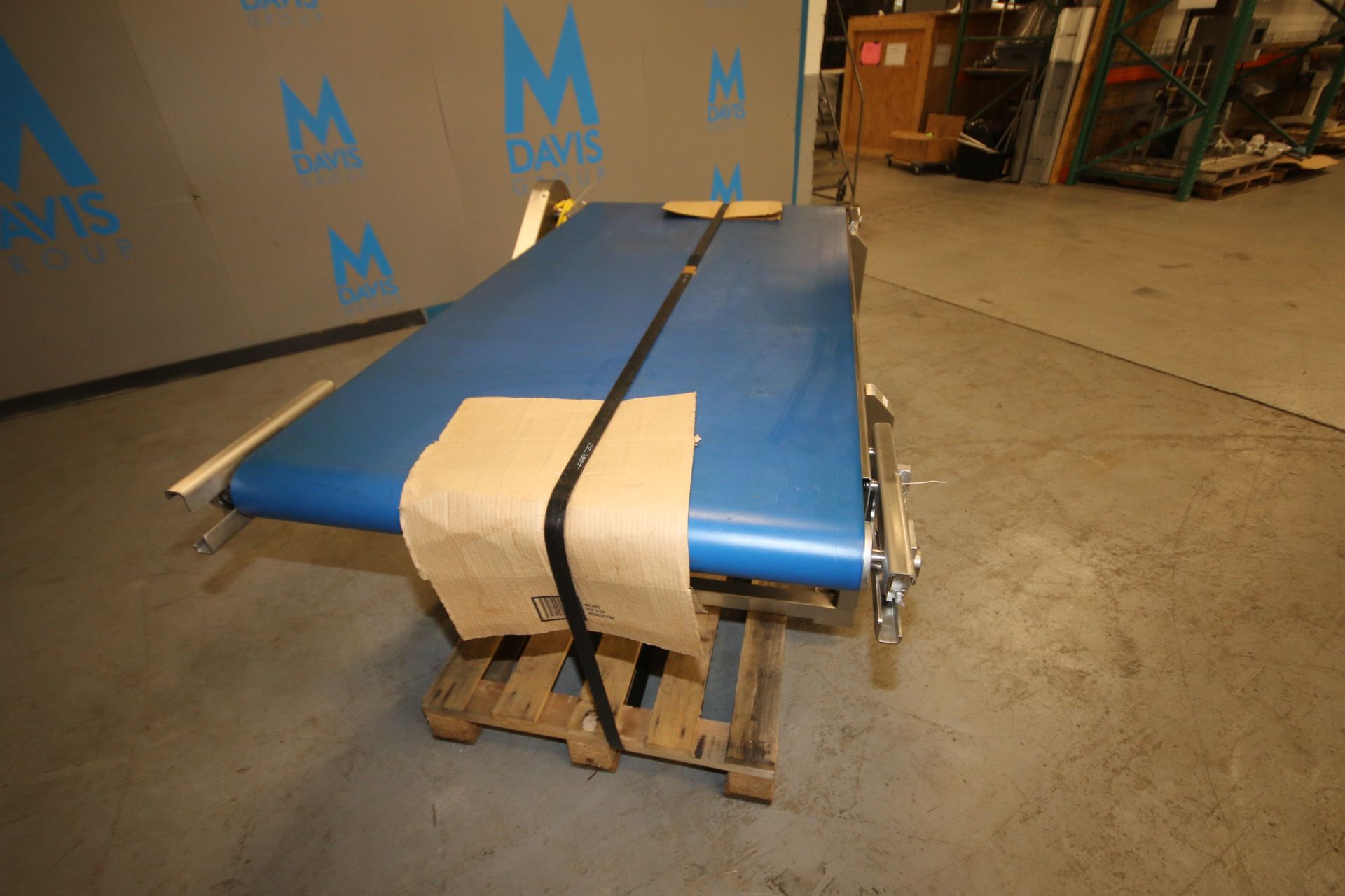 S/S Power Belt Conveyor System, with Rubber Belt, with 3/4 hp / 1750 rpm S/S Clad Drive Motor, 208 - - Image 2 of 6