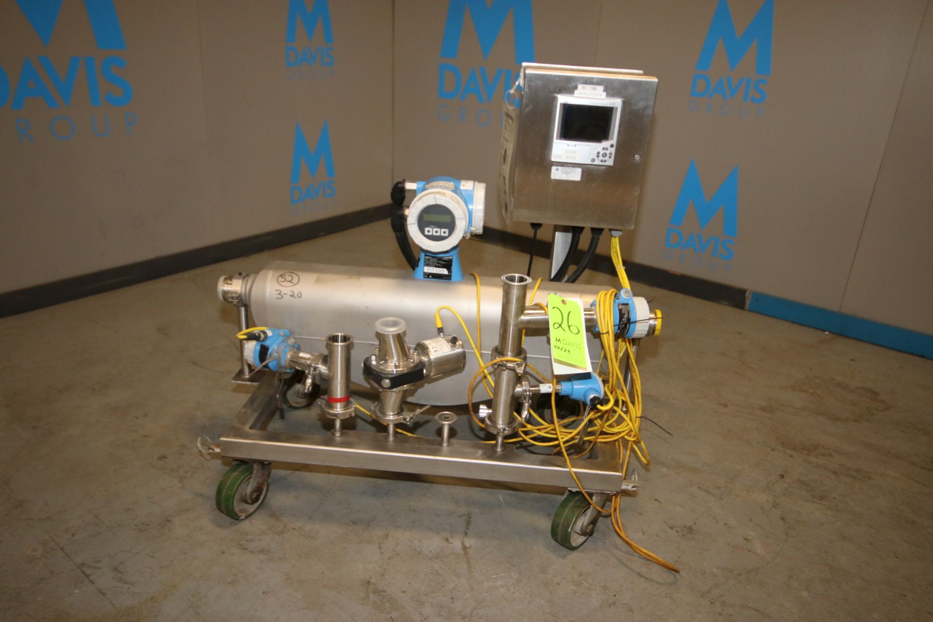 Endress Hauser Promass 80 S/S Flow Meter, Type 4X, S/N E8015516000, with Aprox. 2" Clamp Type S/S