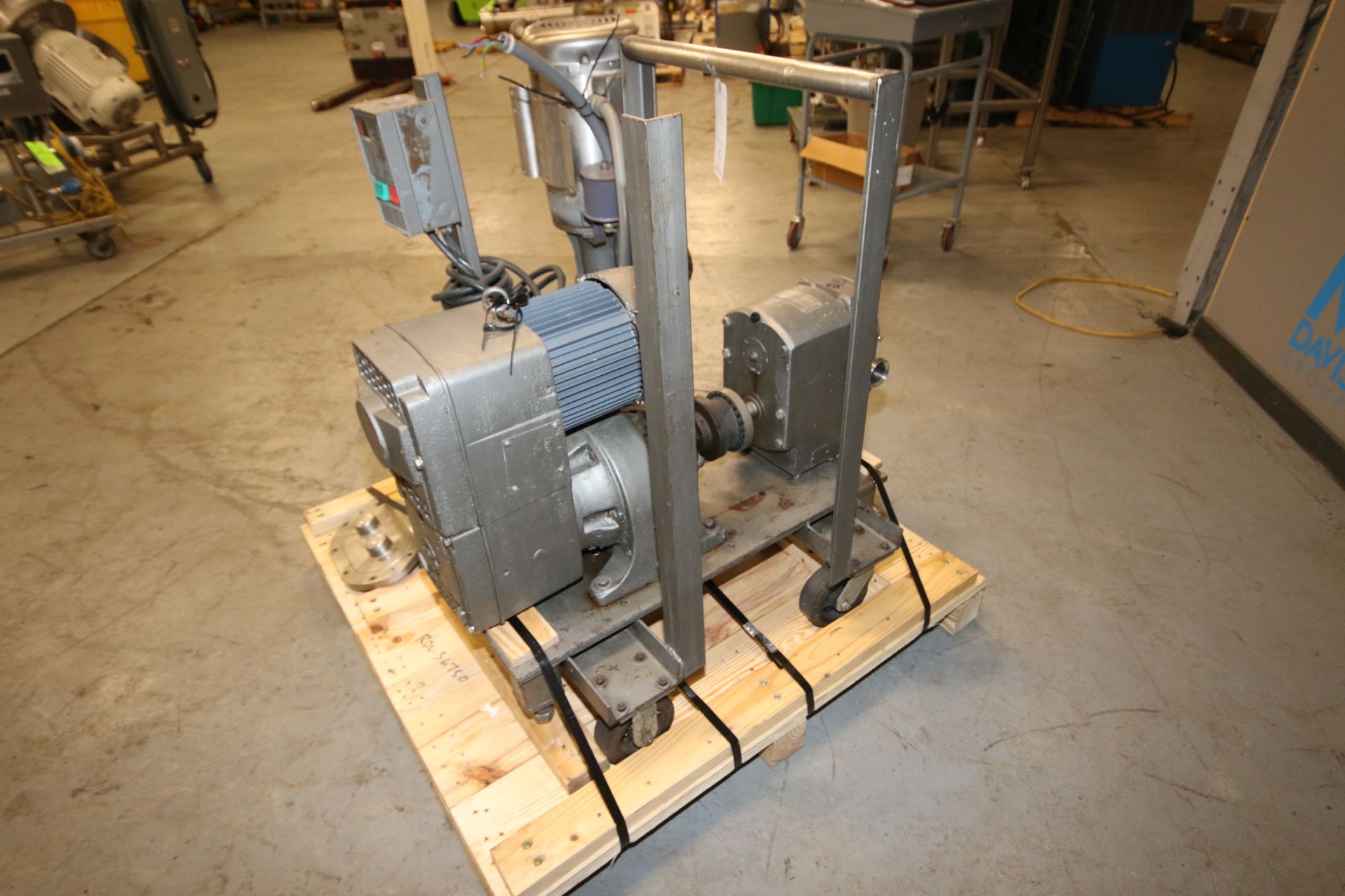 APV Crepaco 5 hp Positive Displacement Pump, Size: R4R, S/N E-4936, with Aprox. 2" Thread Type - Image 8 of 12