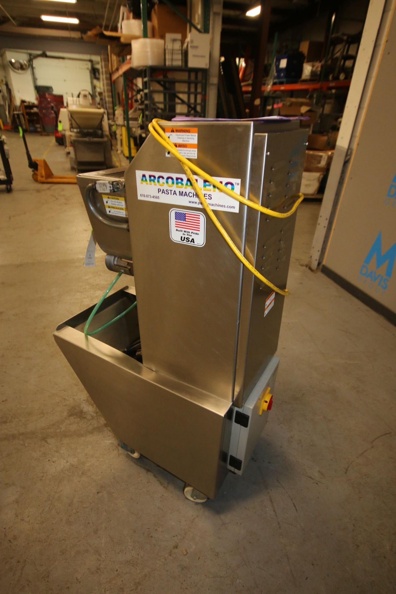 Arcobaleno Pasta Machines 50 lb. Pasta Extruder, Model EX18, S/N 7003, 220V (LOCATED AT M. DAVIS - Image 6 of 11