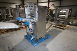 Seewer/Rondo 24" W S/S Sheeter, M/N ZMS600WA, S/N A9074015, with 7ft L x 19-1/2" W Belt Conveyor,