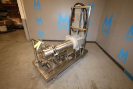 Hydro Dynamics Shockwave Power Reactor, Model Sanitary SPR, SN Lease SPR, Size 10" x 4", 316L S/S,