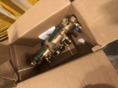 New Watts 1-1/2" Reduced Pressure Zone Assembly Backflow Prventer, Model LF009M2-QT 1 1/2 (Located