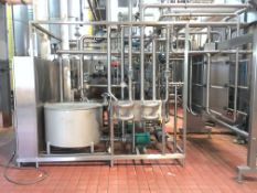 APV R56 Skid Mounted 100 GPM HTST Pasteurization System