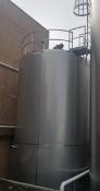 WCB Waukesha Cherry Burrell All S/S 20,000 Gallon Jacketed Silo with Vertical Agitation, S/N E-269-