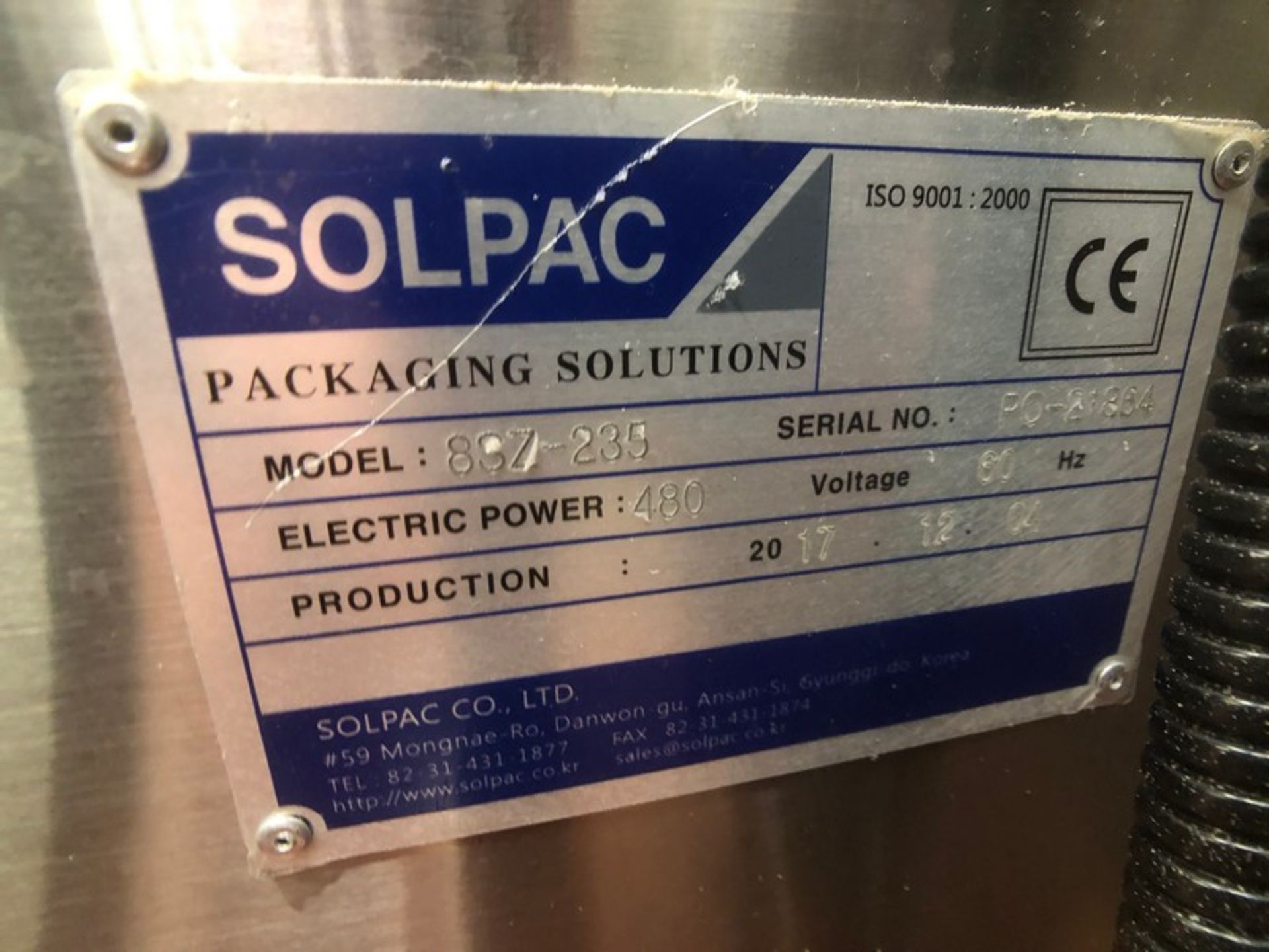 2017 Viking/Solpac Premade Pouch Packager, Model 8S-235, S/N PO-21864, 480V, Previously Running - Image 11 of 22