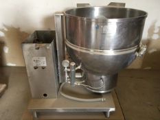 Groen 60 Gal. S/S Tilt Kettle, M/N DEE-4-60 (NOTE:  Missing Cover) (LOCATED IN PASO ROBLES, CA) (