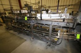 Hartness International; Model 8-558 Multi Lane Corrugated Drop Case Packer; Handles Multiple PET