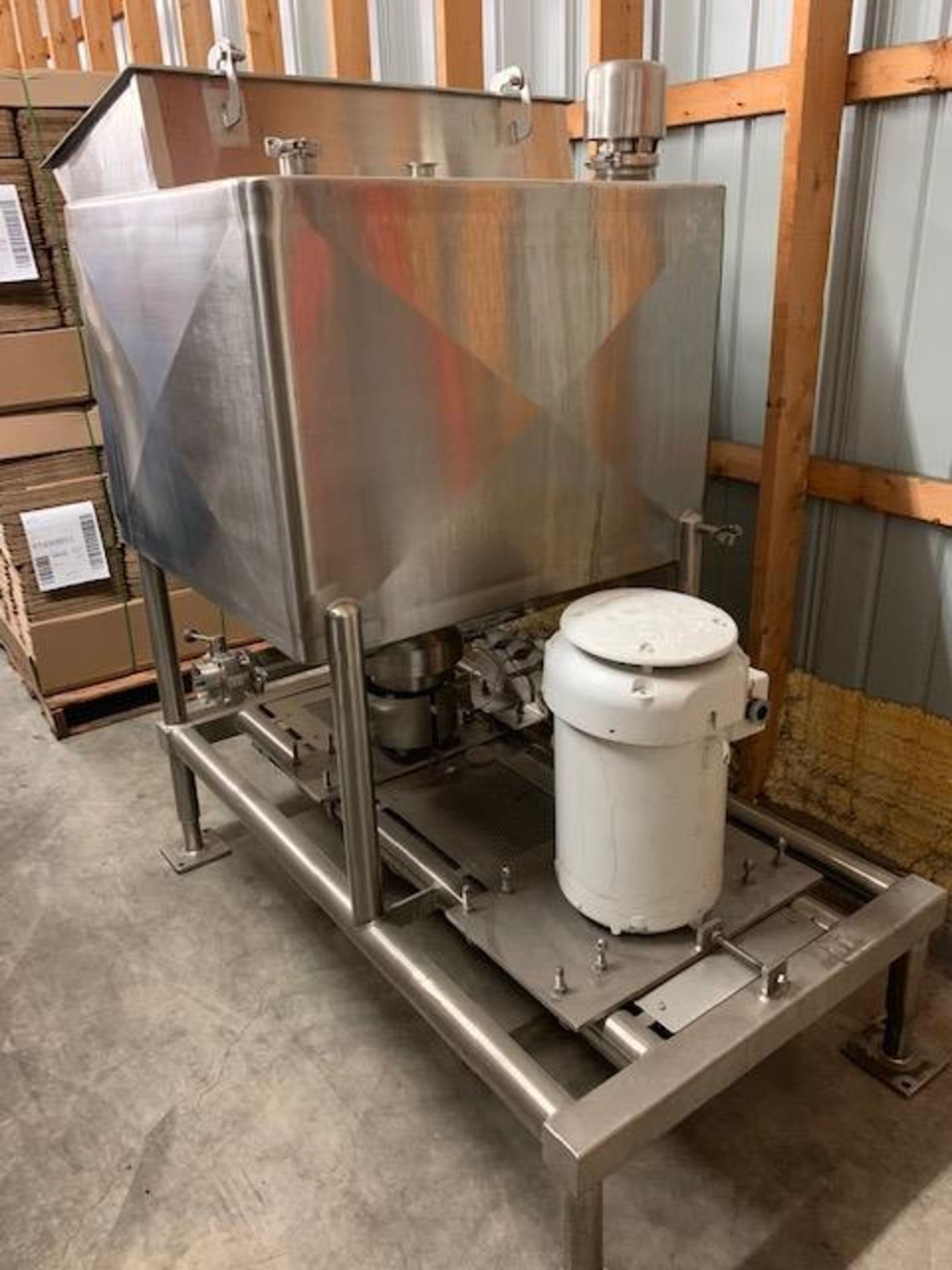 2009 Feldmeier 150 Gallon “Rapid Mixer” Liquifier, 20 hp Side Mount Drive (Located in Middleton, MA - Image 3 of 7