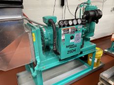 Sullivan Palatek 25D4 Air Compressor, Model 25D4JW, S/N 1512080009, 25 HP. 125 PSI, 8.62 BAR, 3209