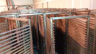 (19) Double-Oven Baking Racks (580 mm x 780 mm Trays), Model , S/N , Owner Item Number , (Located in