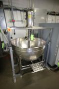 Aprox. 120 Gal. S/S Kettle, M/N LS-100, S/N 920264, MDMT 32 F @ 25 PSI, MAWP 25 PSI @ 267 F, with