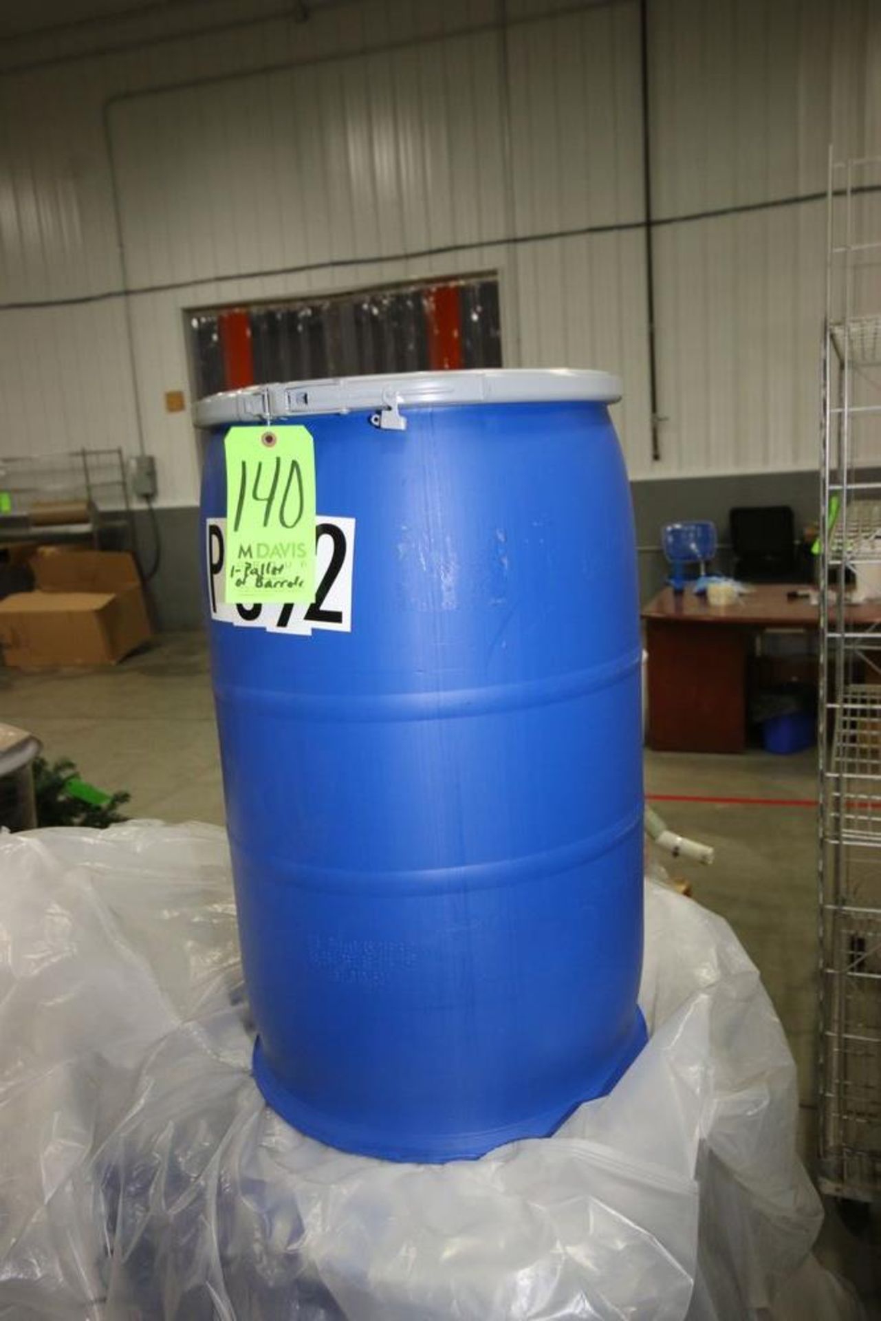NEW Plastic Barrels with Lids, Overall Dims.: Aprox. 30" L x 17" Dia. (LOCATED IN BEAVER FALLS, - Image 3 of 3
