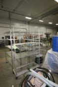 (10) Portable S/S Wiring Shelving Units, Assorted Sizes, Most Mounted on Casters (LOCATED IN
