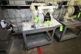 IRO ARO Pneumatic Plastic Diaphragm Pump, M/N PD15P-FPS-PAA, S/N SPJ1116211, and (1) Other Pneumatic