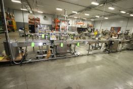 FILLING LINE BULK BID LOTS 90-94: Includes Oden 2-Nozzel Servo/Fill Filler, M/N S/F HD MOD, S/N