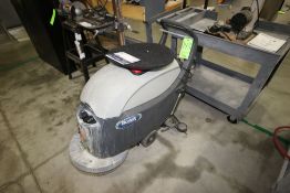 Bortek Walk-Behind Floor Scrubber, M/N 500RS, with 20" Disk Brush Drive, with Spare Brush Disk (