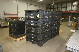 Assorted Plastic Totes, (10) Internal Dims.: Aprox. 47" L x 43" W x 12" Deep and (3) Uline 1,500