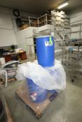 NEW Plastic Barrels with Lids, Overall Dims.: Aprox. 30" L x 17" Dia. (LOCATED IN BEAVER FALLS,