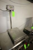 B-Tek S/S Digital Platform Scale, M/N T503W, with Aprox. 19-3/4" L x 16-3/4" W S/S Platform (LOCATED