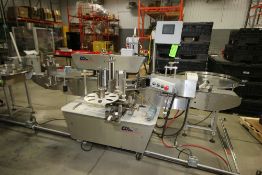 Chicago Automated Labeling Machine, M/N C2SOHW002, S/N NO.7770090 SENSIBIL with Aprox. 10' L