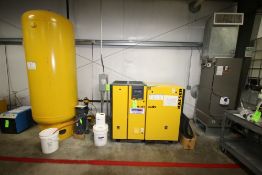 2012 Kaeser 30 hp Screw Air Compressor, M/N AS 30 T, S/N 1083, 208-230/460 Volts, 3 Phase, with