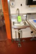 S/S Single Bowl Sink with Foot Controls, Includes Ecolab S/S Foaming Station, M/N 4411, and (8)