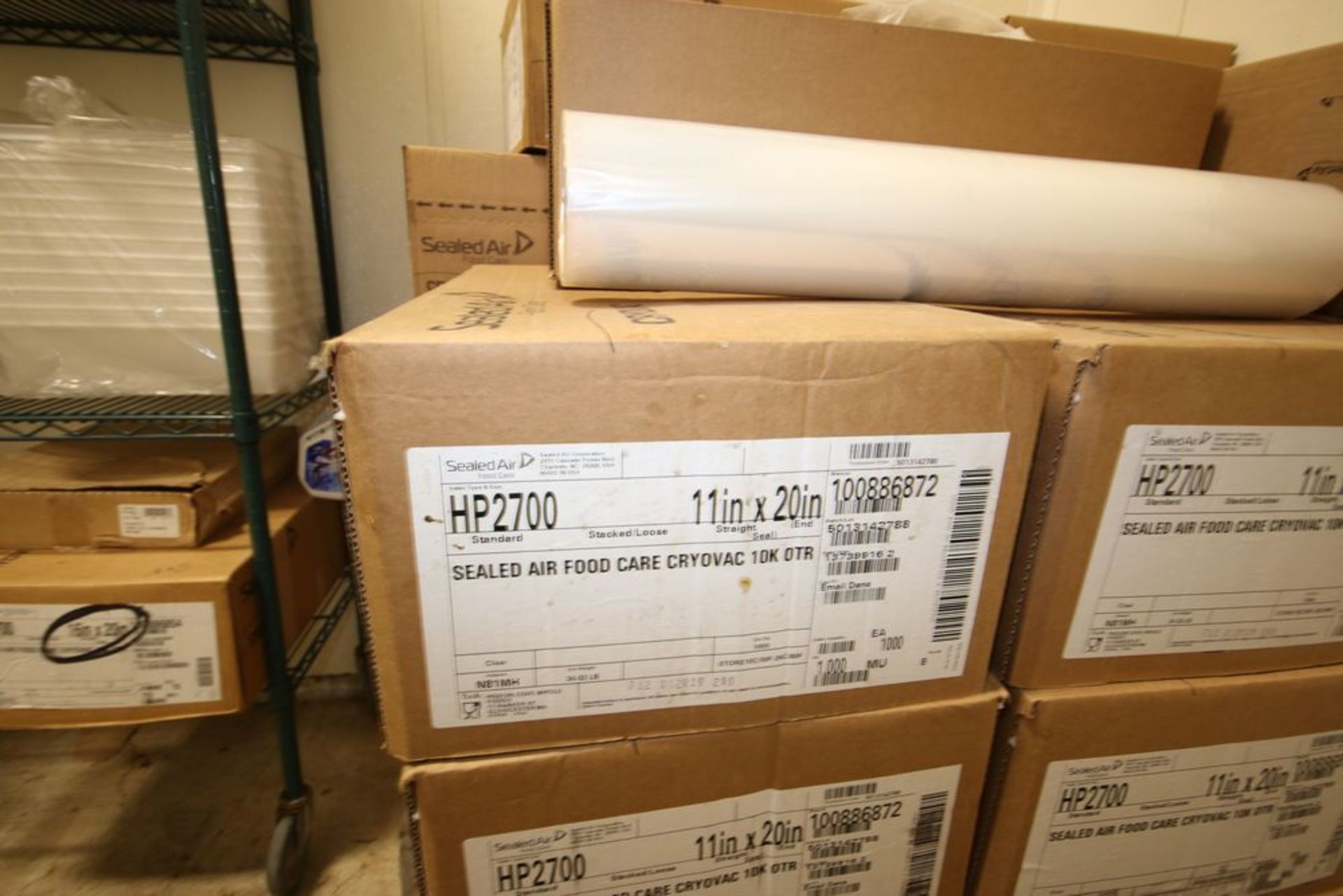 Contents of Back Storage Area, Includes (2) Pallets of Seal Aire Plastic Rolls for Cryovac, with (2) - Image 6 of 6