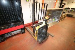 Yale 4,000 lb. Electric Pallet Jack with Battery Charger, M/N MPB040-EN24T2748, S/N B827N37513G,