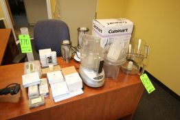 Lot of Assorted Lab Equipment, Includes Cuisinart 11-Cup Food Processor, with Attachments,