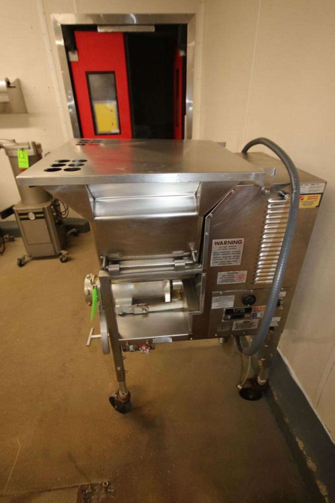 Hollymatic S/S Mixer Grinder, M/N 175, S/N 175-3072, with 7.5 hp Motor, 200 Volts, with S/S - Image 5 of 6