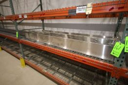 Amtekco S/S Shelving, Wall Mounting Type (LOCATED IN GLOUCESTER, MA) (Rigging, Handling & Site