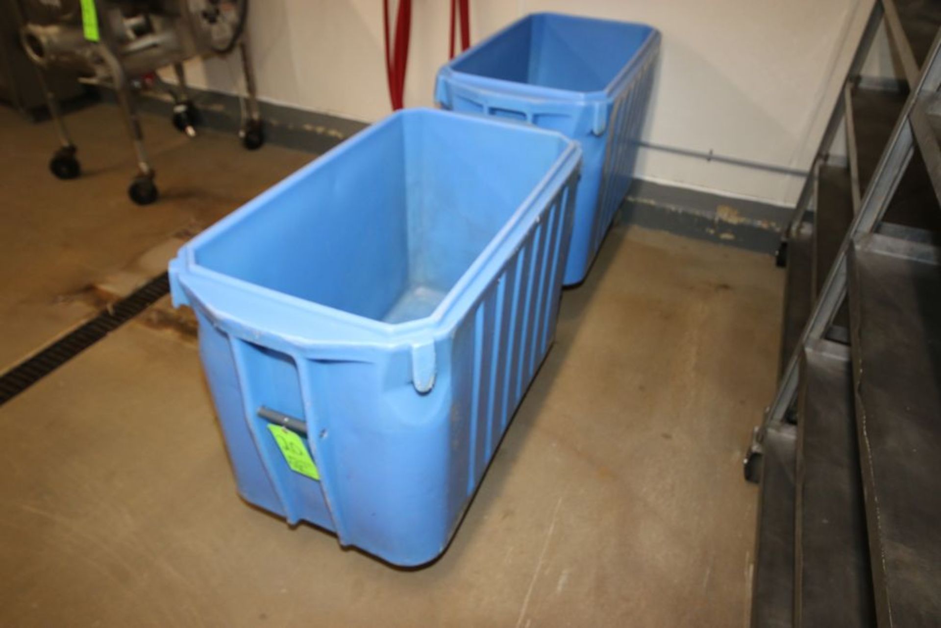 Portable Ice Bins, Mounted on Casters, Internal Dims.: Aprox. 35-1/2" L x 19" W x 24" Deep ( - Image 2 of 4