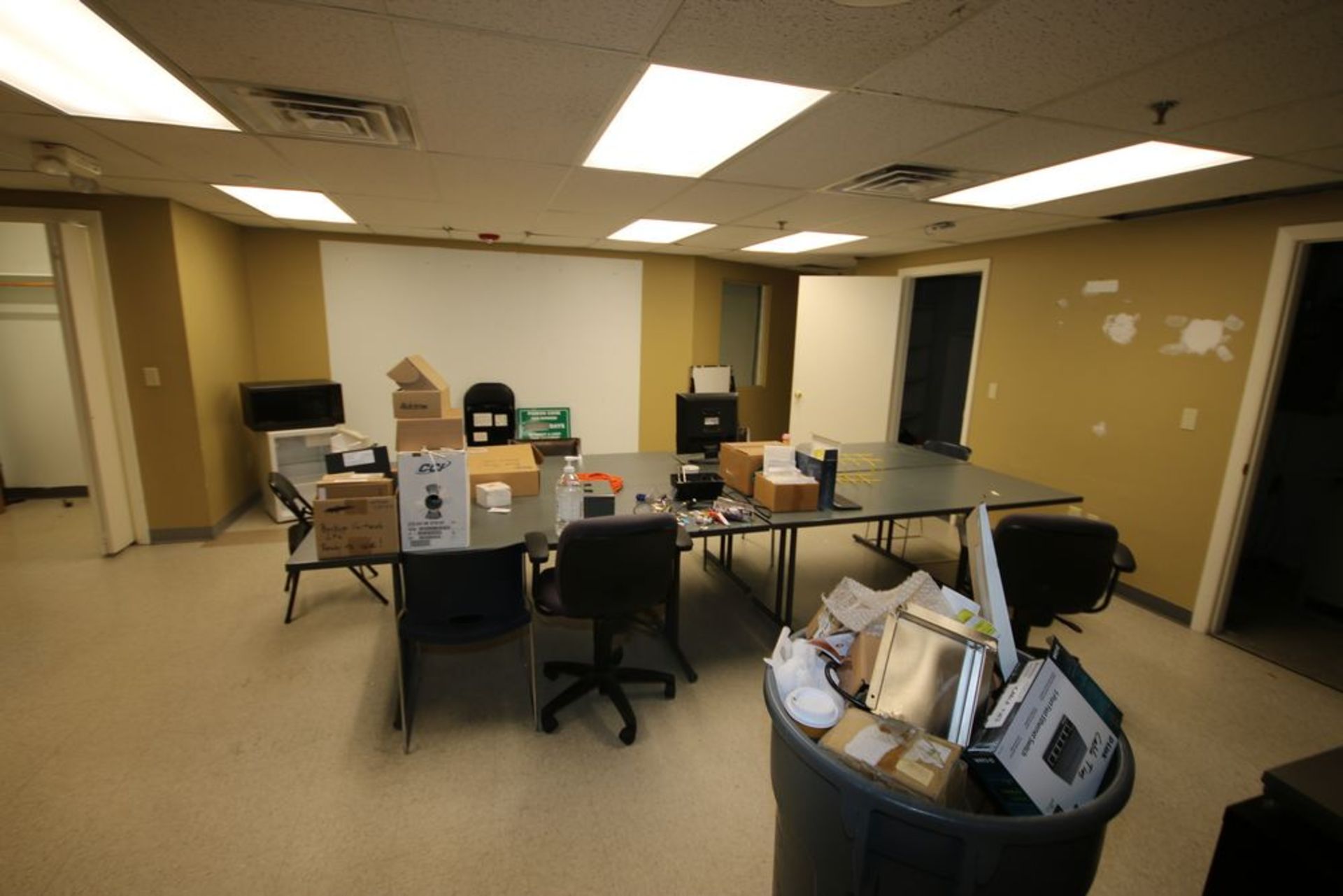 Contents of Upstairs Offices, Includes Desks, Roller Chairs, Vertical Filing Cabinets, Common Area - Image 3 of 5