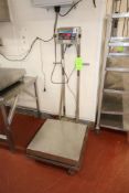 Doran S/S Platform Scale, M/N 8000XLM, with Aprox. 24" L x 24" W S/S Platform, with Digital Read